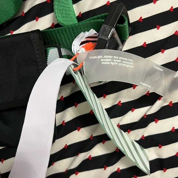 Off-white c/o Virgil Abloh- two pockets belt bag w/ industrial belt - Picture 7 of 10